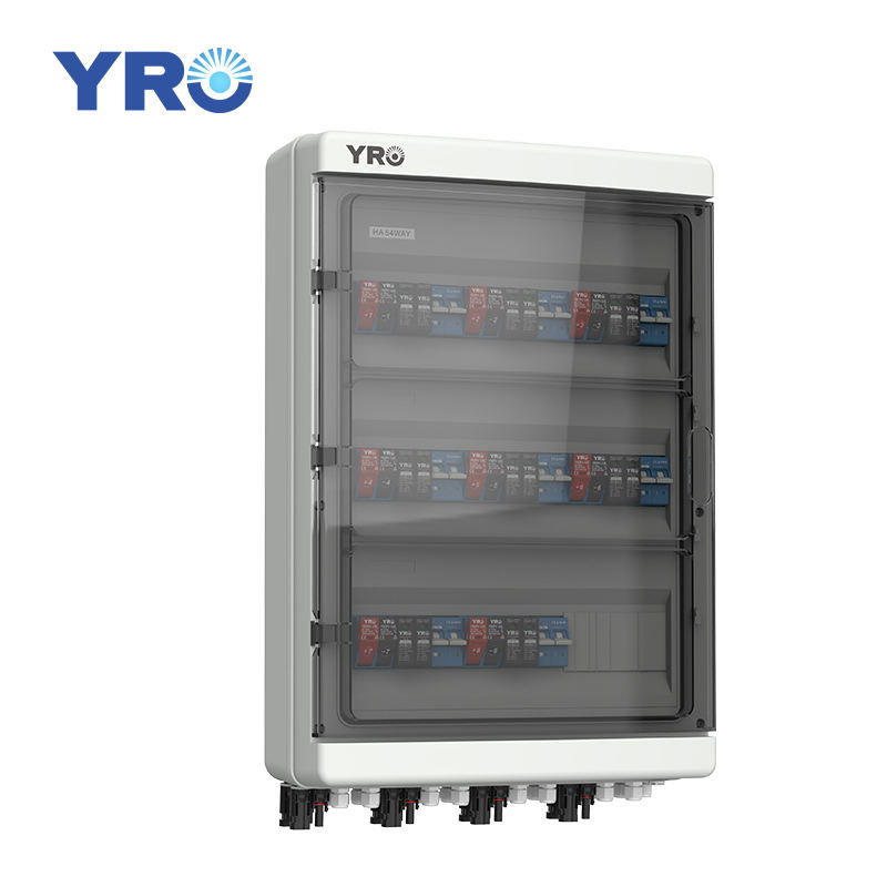 YRPVB 8 In 8 Out Outdoor Solar Distribution Box Plastic Solar Electric System Solar PV Array